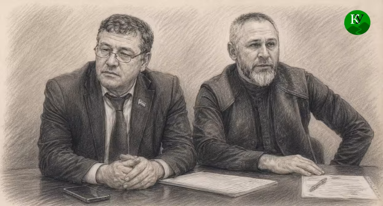 Khalid Nakaev (left) and Ismail Denilkhanov. Illustration created by "Caucasian Knot" using AI in the Copilot program.