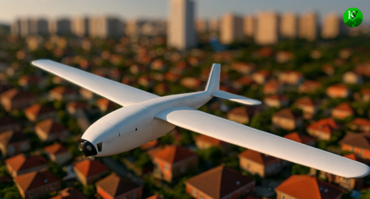 Drone. Illustration created by "Caucasian Knot" using AI in the Copilot program.