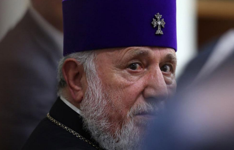 Karekin II. Screenshot photo Yerevan Today, https://t.me/rusyerevantoday/99386