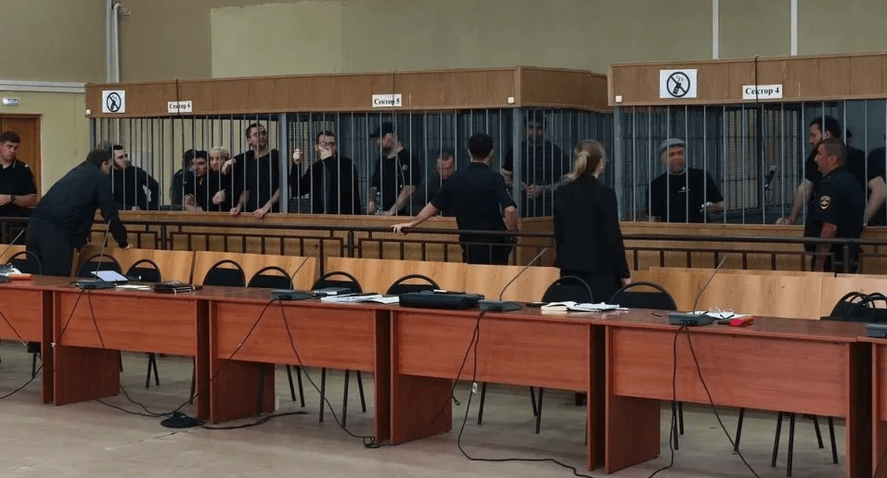 Field session of the Southern Military Court in Nalchik. Photo "Kommersant" from 26.08.26, https://www.kommersant.ru/doc/8908913