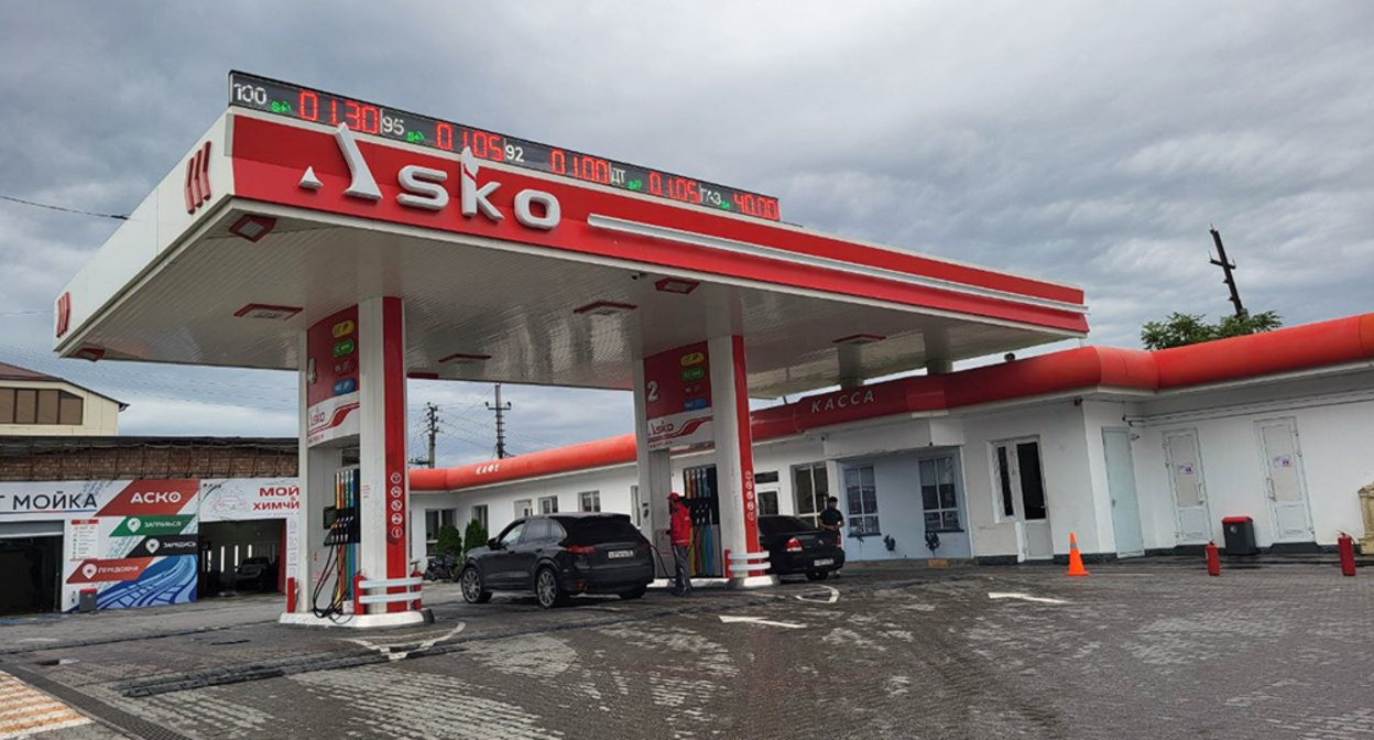 Gas station in Makhachkala. Photo "Caucasian Knot" Gas station in Makhachkala. Photo "Caucasian Knot"