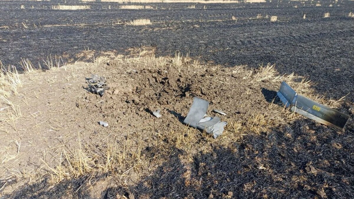 Burned field near Rostov after a UAV attack. September 1, 2026. Photo ZERGULIO / Telegram channel Burned field near Rostov after a UAV attack. September 1, 2026. Photo ZERGULIO / Telegram channel