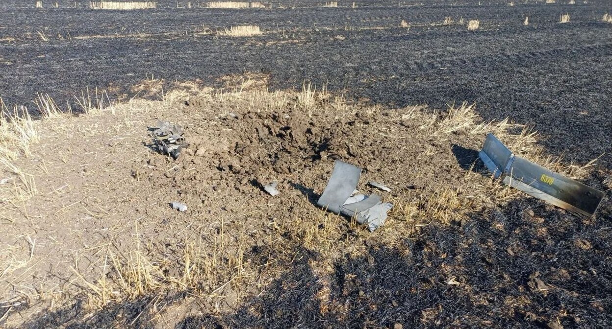 Burned field near Rostov after a UAV attack. September 1, 2026. Photo ZERGULIO / Telegram channel Burned field near Rostov after a UAV attack. September 1, 2026. Photo ZERGULIO / Telegram channel