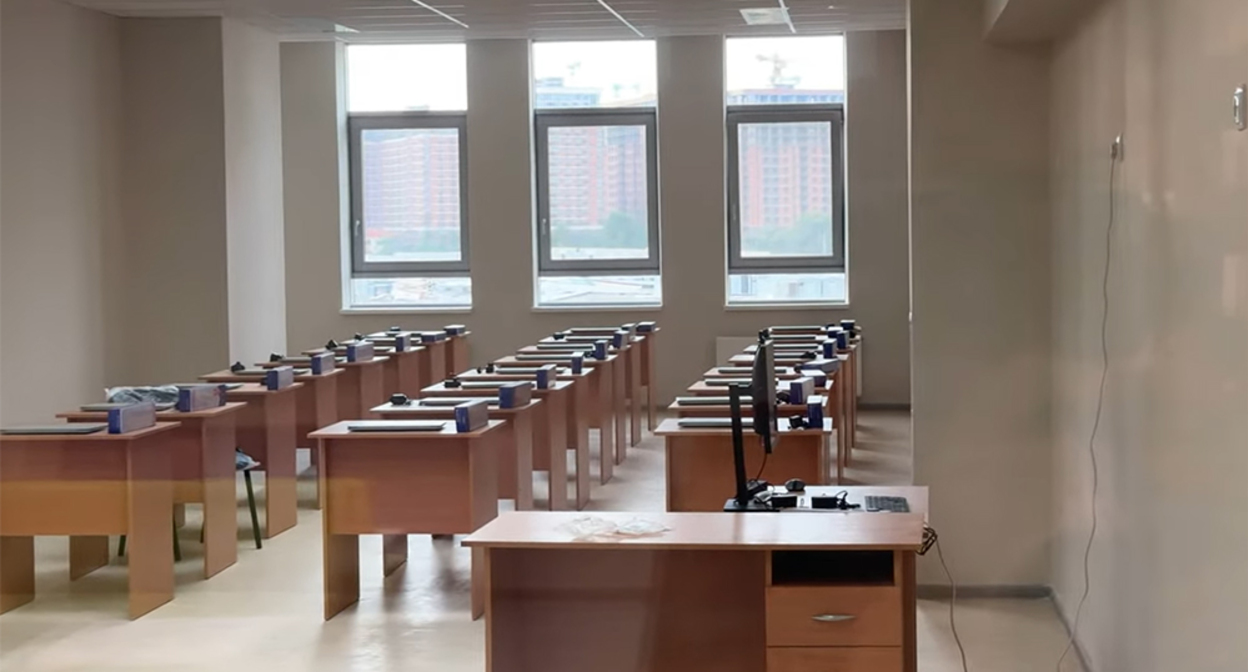 A reading room in the library of one of the schools in Krasnodar. Frame from the video https://www.youtube.com/watch?v=33F_yP7XMvU
