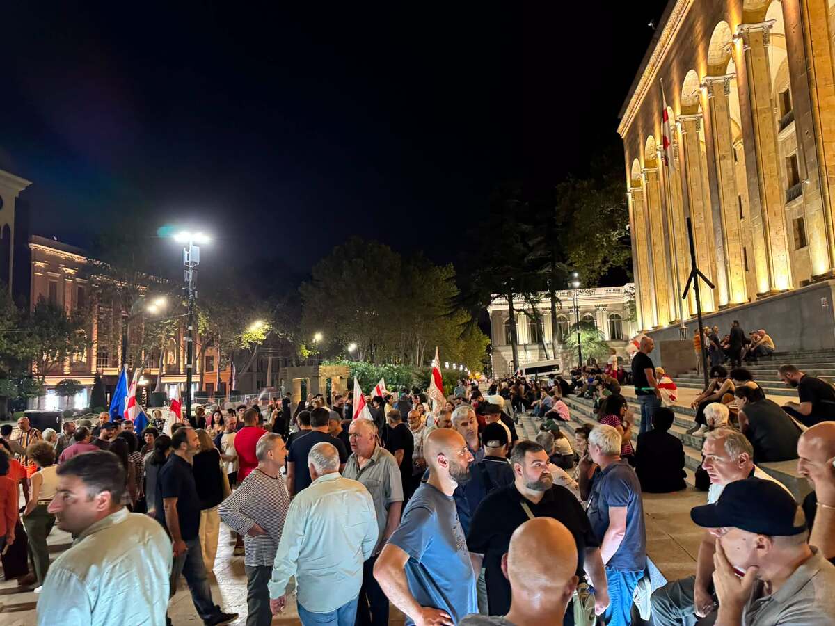 Supporters of Eurointegration in Tbilisi on the 645th day of continuous protests. September 3, 2026. Photo MO SE/ Facebook - owned by Meta, whose activities are banned in Russia Supporters of Eurointegration in Tbilisi on the 645th day of continuous protests. September 3, 2026. Photo MO SE/ Facebook - owned by Meta, whose activities are banned in Russia