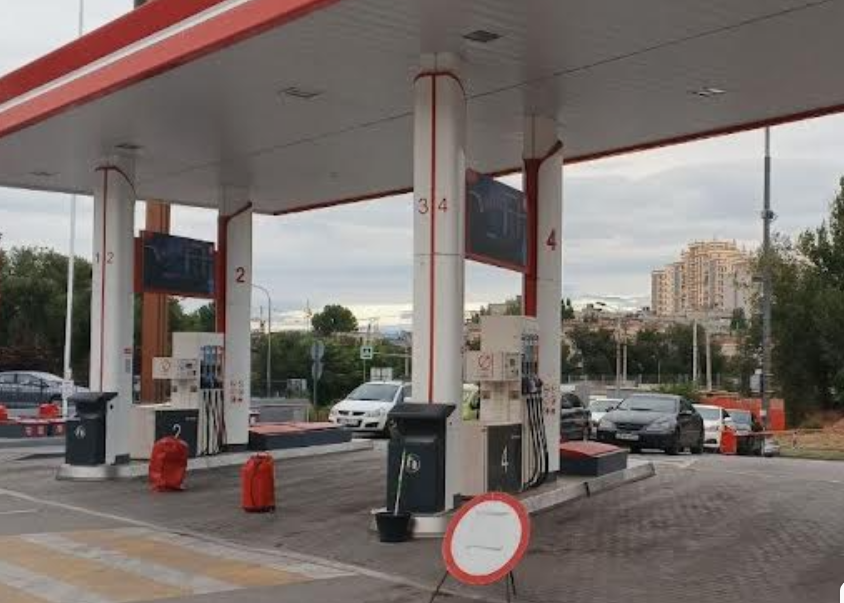 The situation at the gas stations today. Photo provided to the "Caucasian Knot" by the heroes of the material.