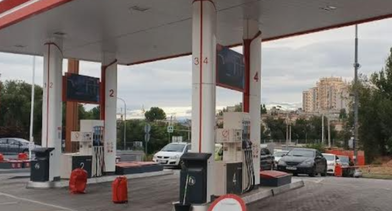 The situation at the gas stations today. Photo provided to the "Caucasian Knot" by the heroes of the material.