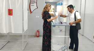 Polling station in Dagestan. Photo: press service of the election commission of the republic, https://vk.ru/wall-206427809_1815