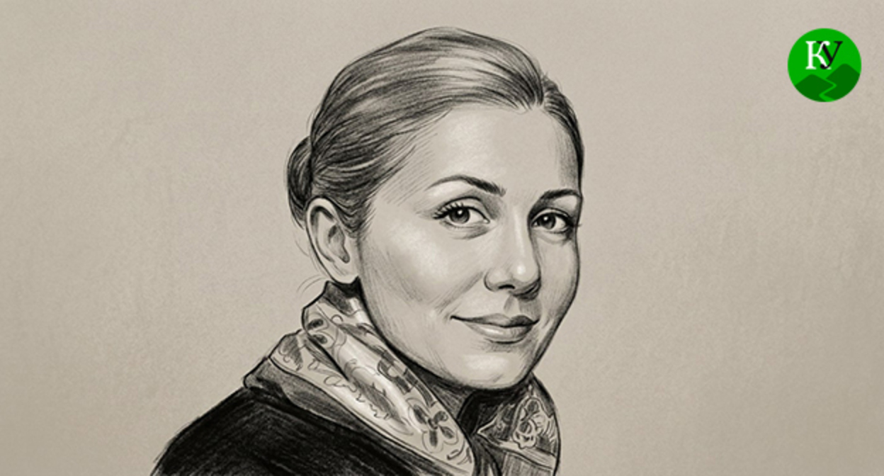 Samira Gasymly. Illustration created by "Caucasian Knot" using AI in the Copilot program.