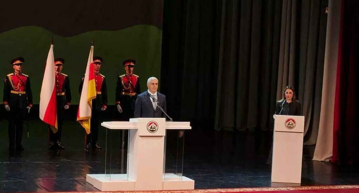 Inauguration of Marat Kambolov in South Ossetia. Agency "Res" - South Ossetia / https://cominf.org/node/1166571836