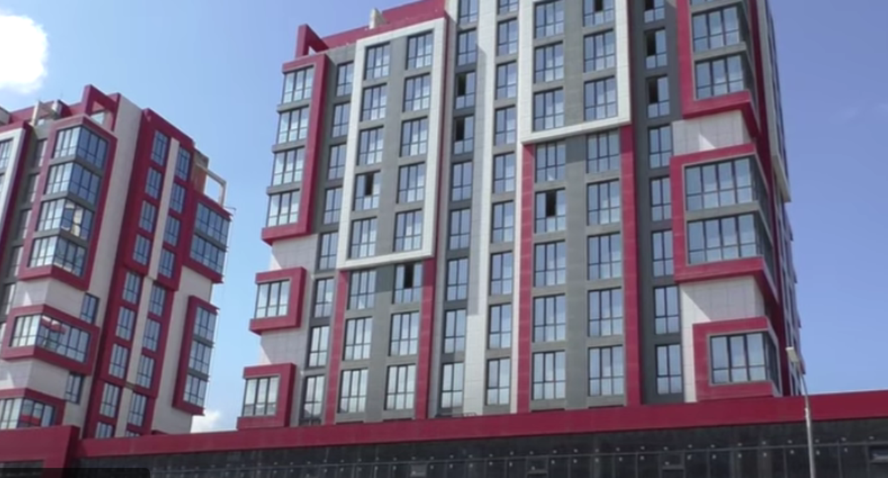 Multistory building. Frame from the video "Caucasian Knot" https://www.youtube.com/watch?v=7SydDFB8Ggo&t=145s. Multistory building. Frame from the video "Caucasian Knot" https://www.youtube.com/watch?v=7SydDFB8Ggo&t=145s.
