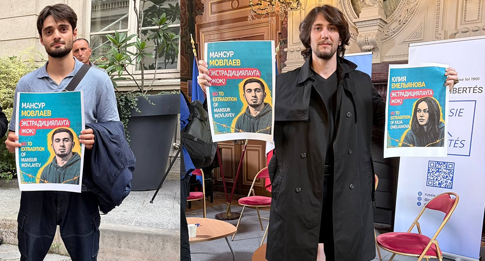 Said Dzhumaev (left) and Abubakar Yangulbaev (right, listed by Rosfinmonitoring as a terrorist and extremist)