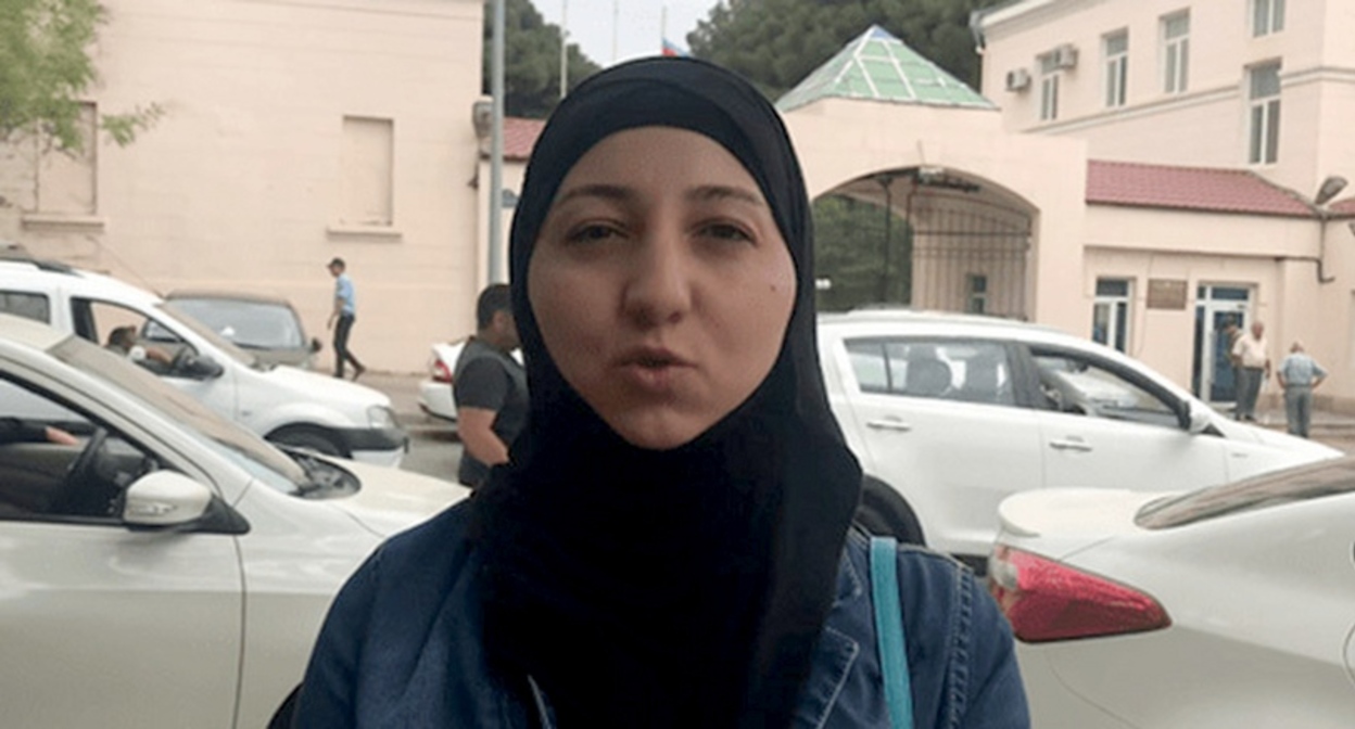Gülmira Aslanova, the wife of journalist Polad Aslanov. Photo: https://news.day.az/politics/1196866.html