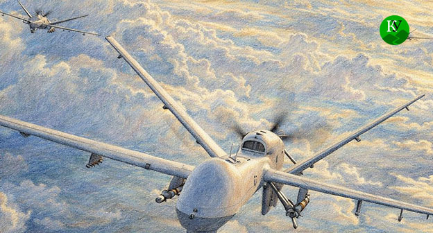Drone. Illustration created by "Caucasian Knot" using AI in the Copilot program. Drone. Illustration created by "Caucasian Knot" using AI in the Copilot program.