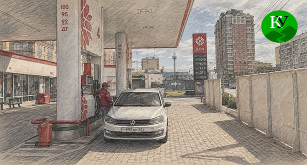 Gas station. Illustration created by "Caucasian Knot" using AI in the Copiot program. Gas station. Illustration created by "Caucasian Knot" using AI in the Copiot program.